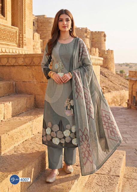 Rahi fab rising gold vol 4 dress materials wholesale